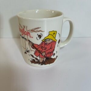 VINTAGE PADDINGTON BEAR COFFEE MUG AUTUMN TIME 1995 STAFFORDSHIRE  KILNCRAFT GUC